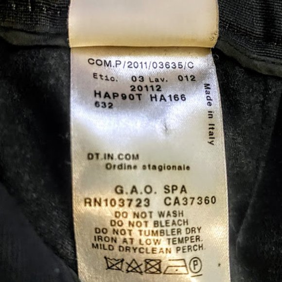 Giorgio Armani Stretch Vigin Wool Straight Leg Dress Pants - Picture 7 of 7